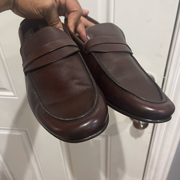 Salvatore Ferragamo Dark Brown Loafers Sz 12 D - Picture 3 of 16